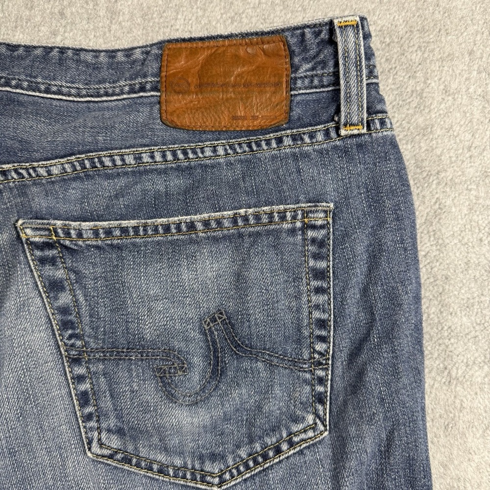 AG Adriano Goldschmied The Protege Straight Leg Jeans Men 38x34 Made in USA - Picture 3 of 10